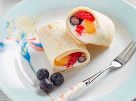 Fruit and Ricotta Roll
