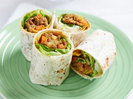 Curry Mutton Wrap