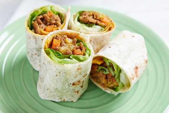 Curry Mutton Wrap