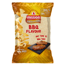Mission BBQ Flavoured Tortilla Chips 65g