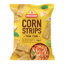 Mission Tom Yum Flavoured Corn Strips 120g