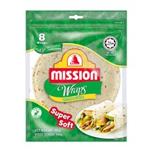 Mission Supersoft Onion & Chive Wraps 8” 8ct