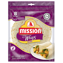 An image of Mission Garlic Wraps 8 8ct