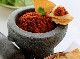 Dried Prawn Sambal with Mission Chips